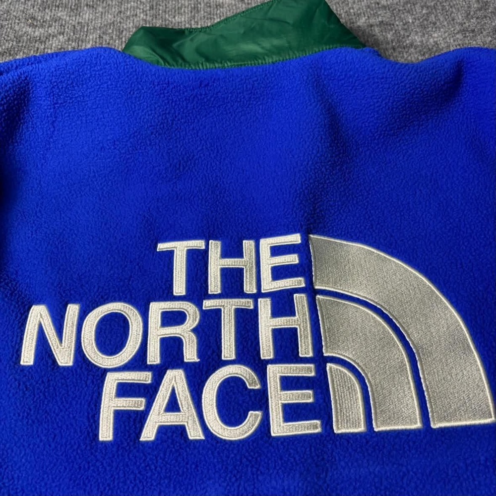 The North Face Royal Blue Colorblock Fleece Jacket NF0A7REM Womens M - Picture 7 of 11